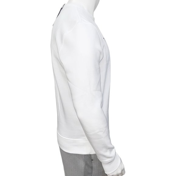 Tommy Hilfiger White Cotton Men's Sweatshirt with Hood